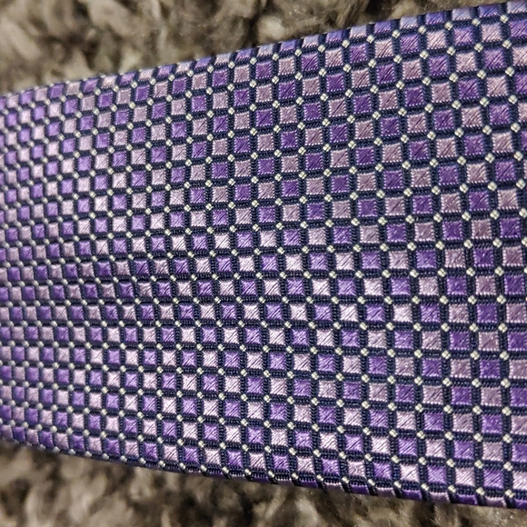 Nordstrom men's silk purple tie - Picture 2 of 4